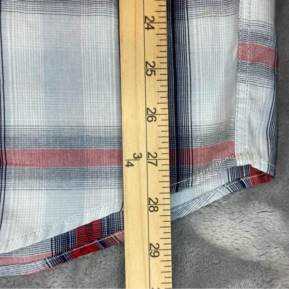Cody James Men’s Pearl Snap Western Shirt Small Red Plaid Cowboy Holiday Rodeo - Picture 12 of 13
